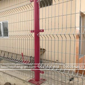 Hàng rào sắt hàn chấn sóng mạ kẽm