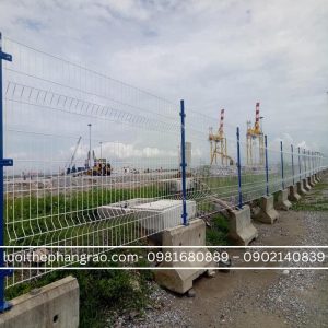 Hàng rào lưới hàn chấn sóng sơn tĩnh điện