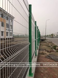 Hàng rào lưới thép sơn tĩnh điện chấn sóng