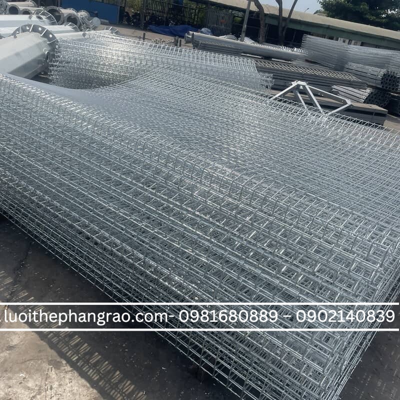Lưới thép hàn gấp tam giác mạ kẽm