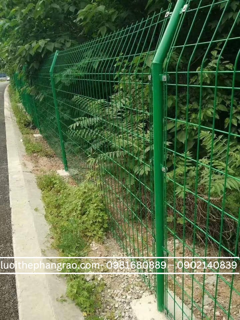 Hàng rào lưới thép hàn sơn tĩnh điện